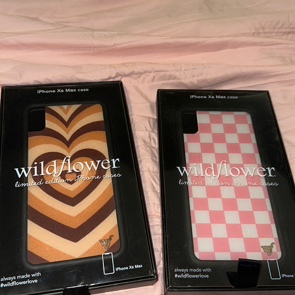 iPhone Xs Max WildFlower phone case, 2 for $40